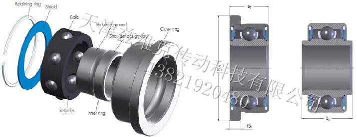GRW627深溝球軸承圖紙
