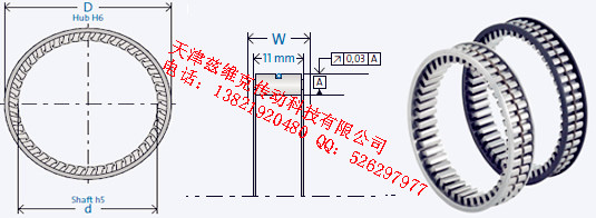 GMNFE435M單向軸承圖紙