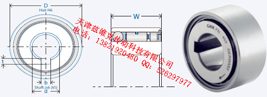 GMNFN442M單向軸承圖紙